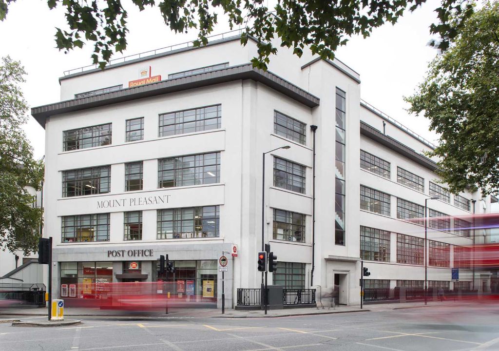 black framed windows installed in a building